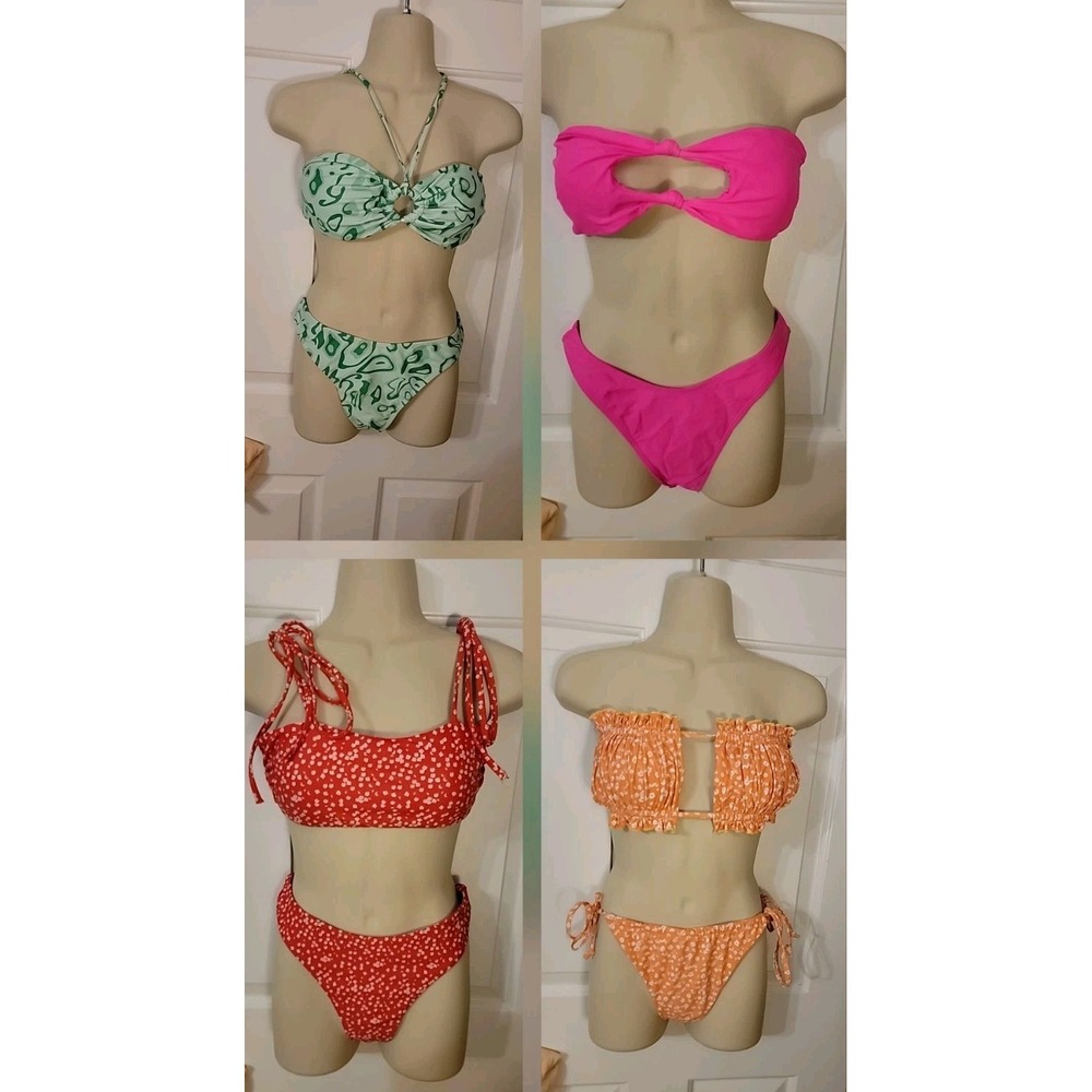 Swimsuit Bathing Suit Bikini (4) Lot Size M